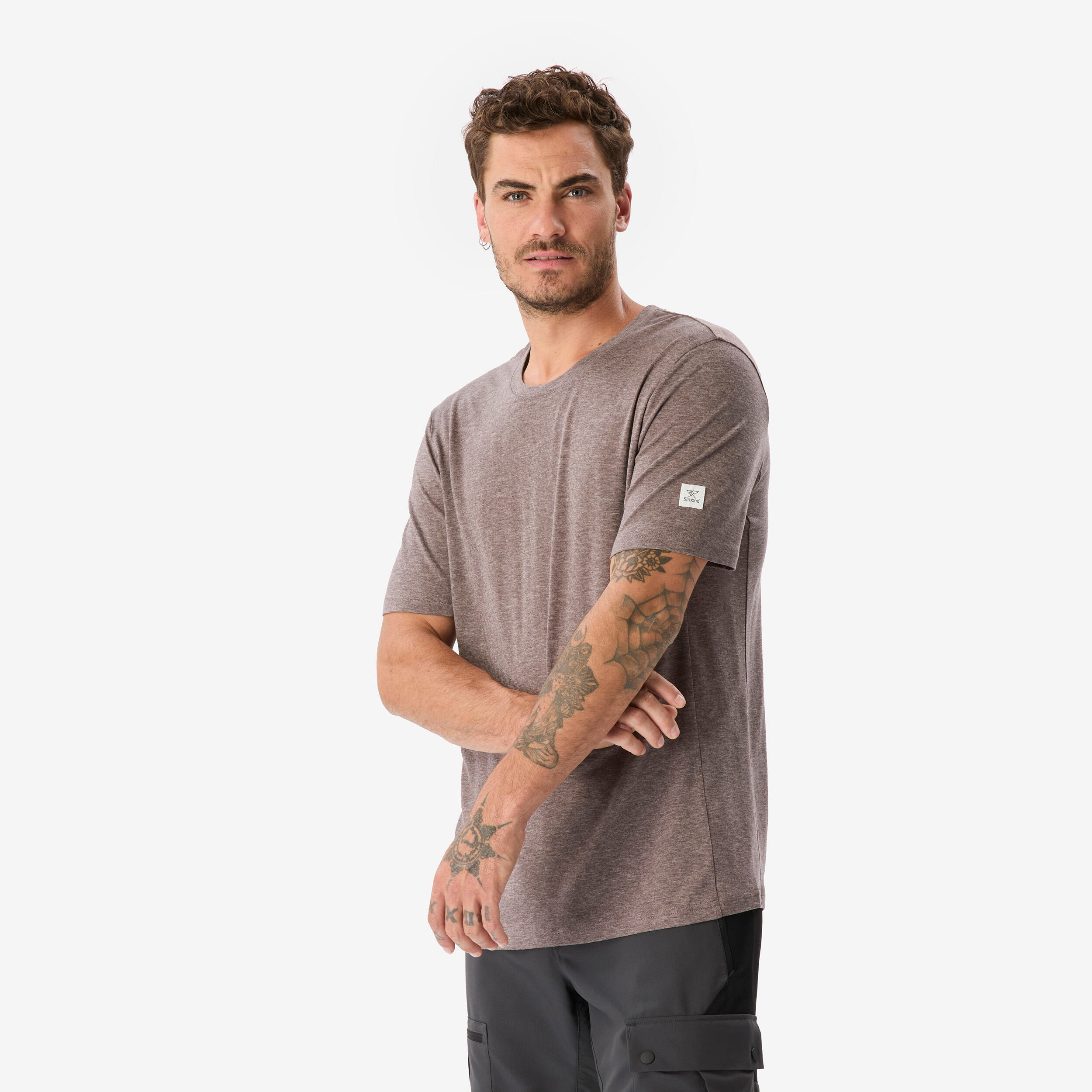 T-shirt de longue randonnée en laine mérinos homme, Merino Rec Fresh