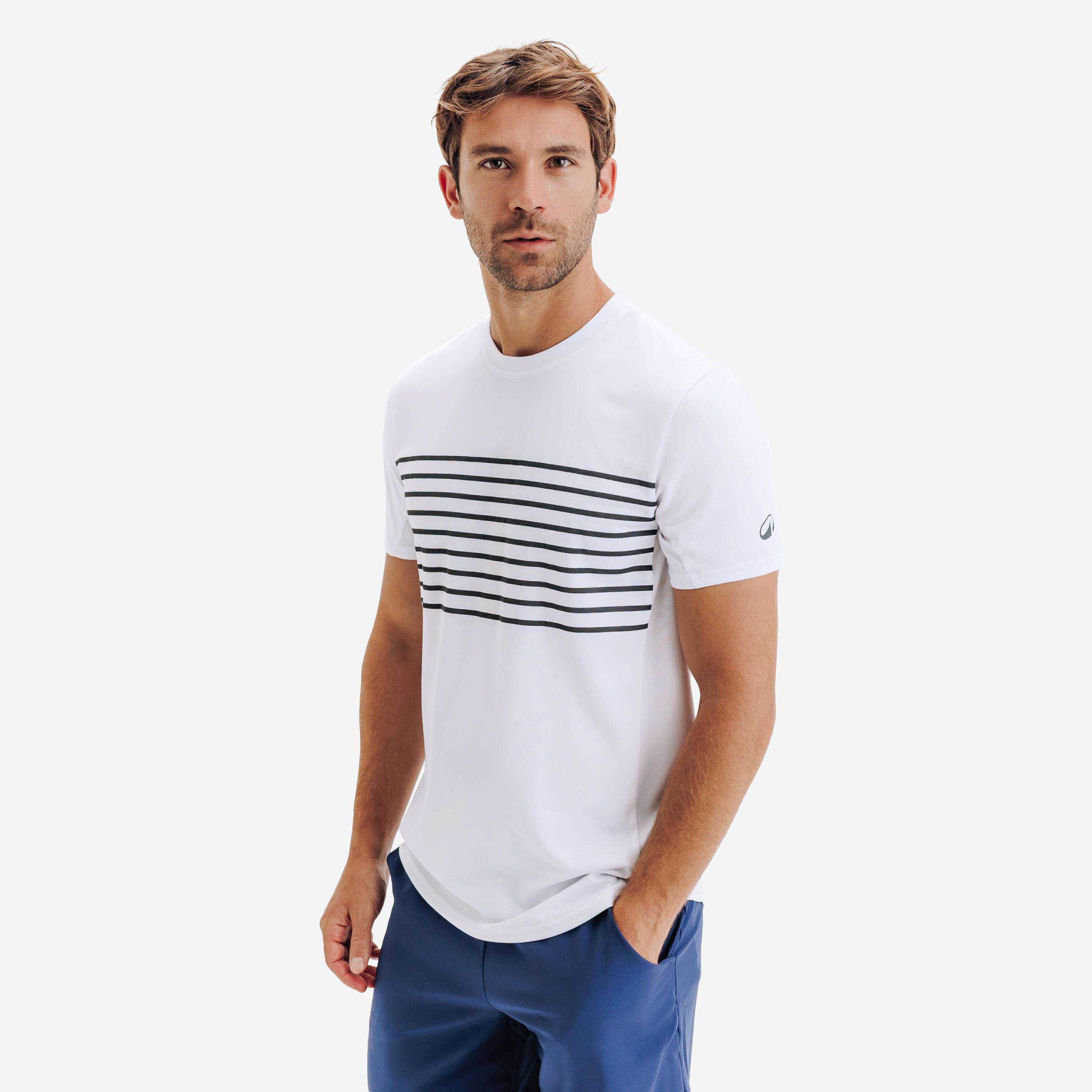 T-shirt de tennis à manches courtes homme, TTS Essential