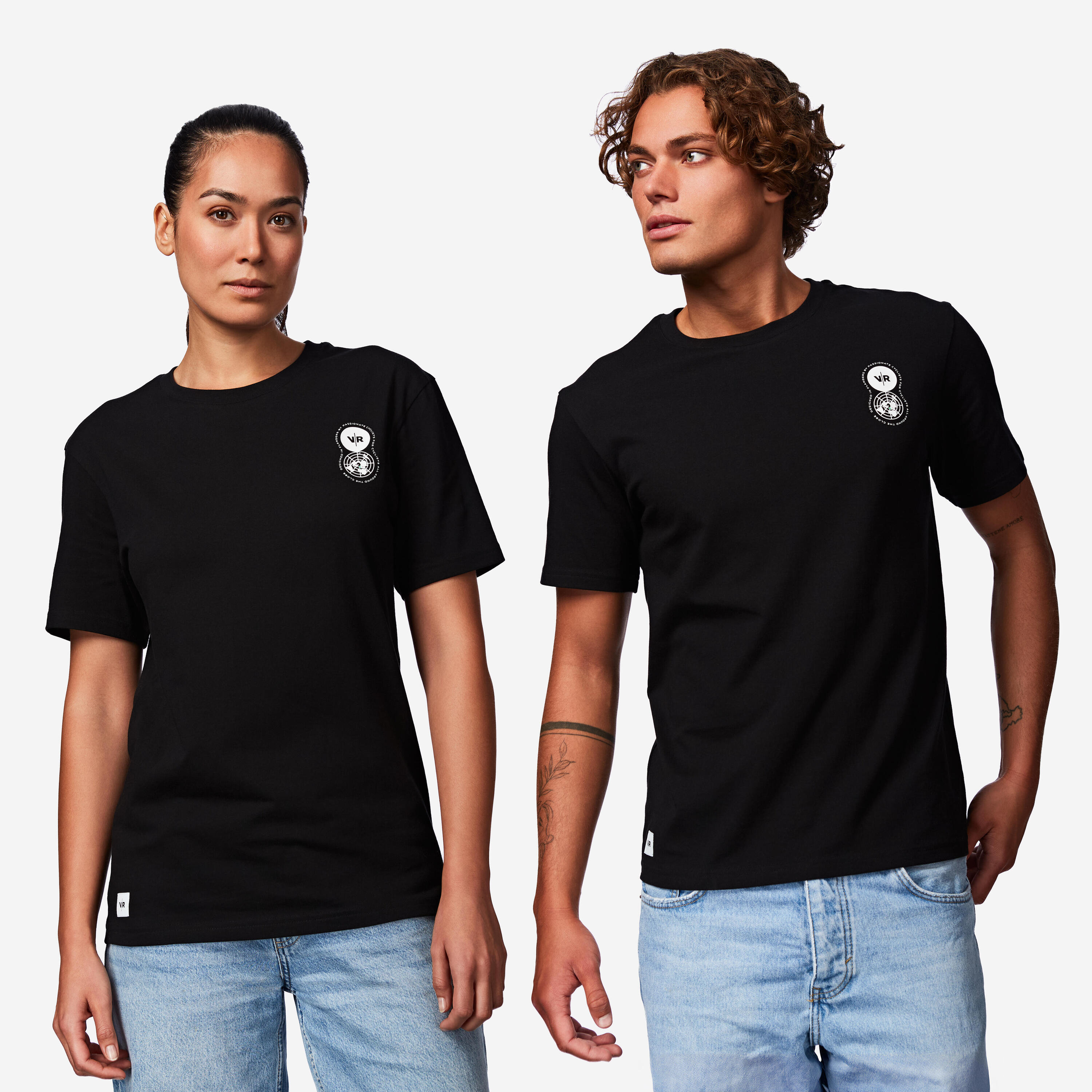 T-shirt en coton avec logo Van Rysel